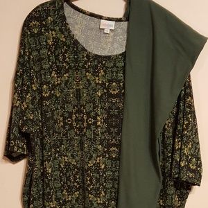 LulaRoe outfit 2X Irma TC leggings